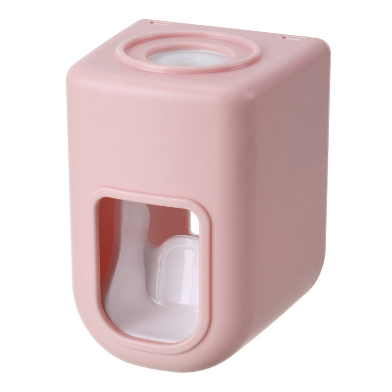 Wall-Mounted Toothpaste Dispenser – Pink