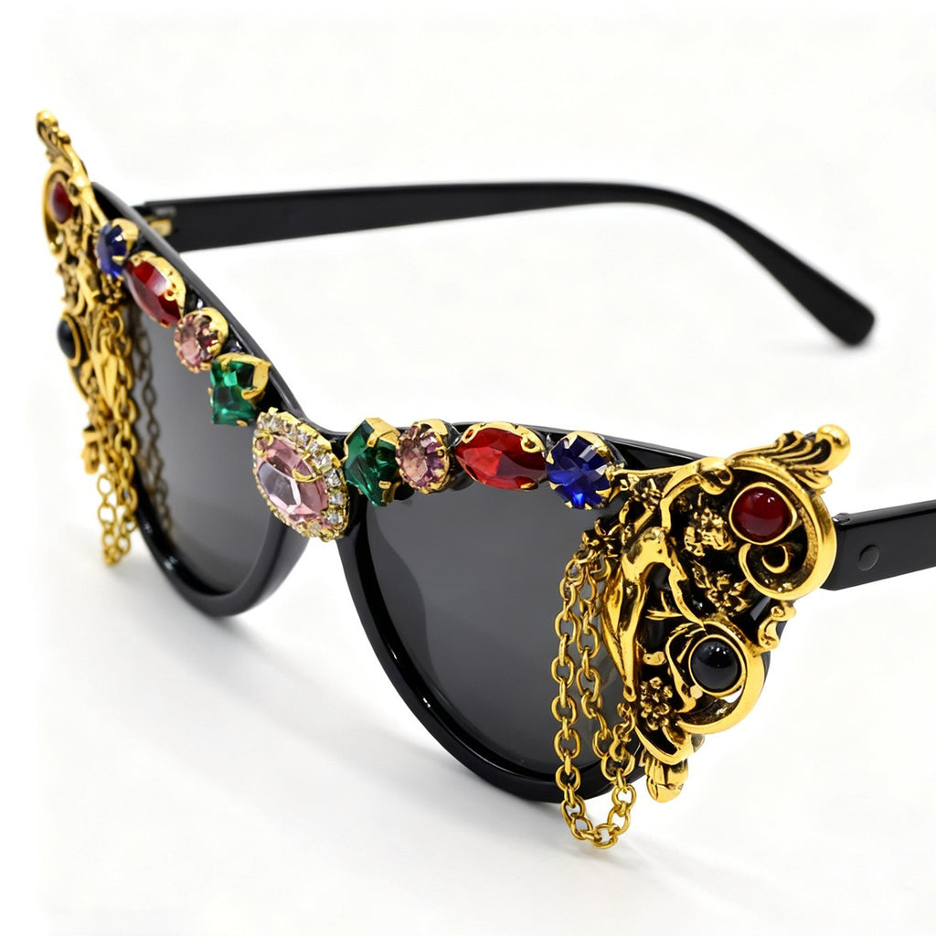 Vintage Angel Chain Party Sunglasses - product view 3
