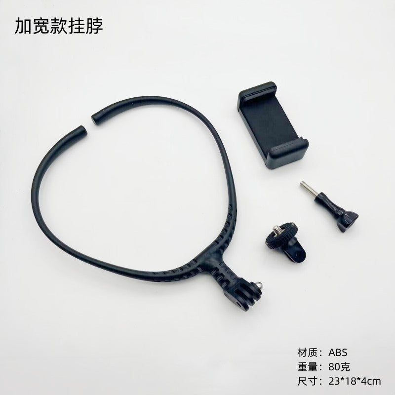 Wearable Neck Phone Holder for Hands-Free Recording - Collar Style