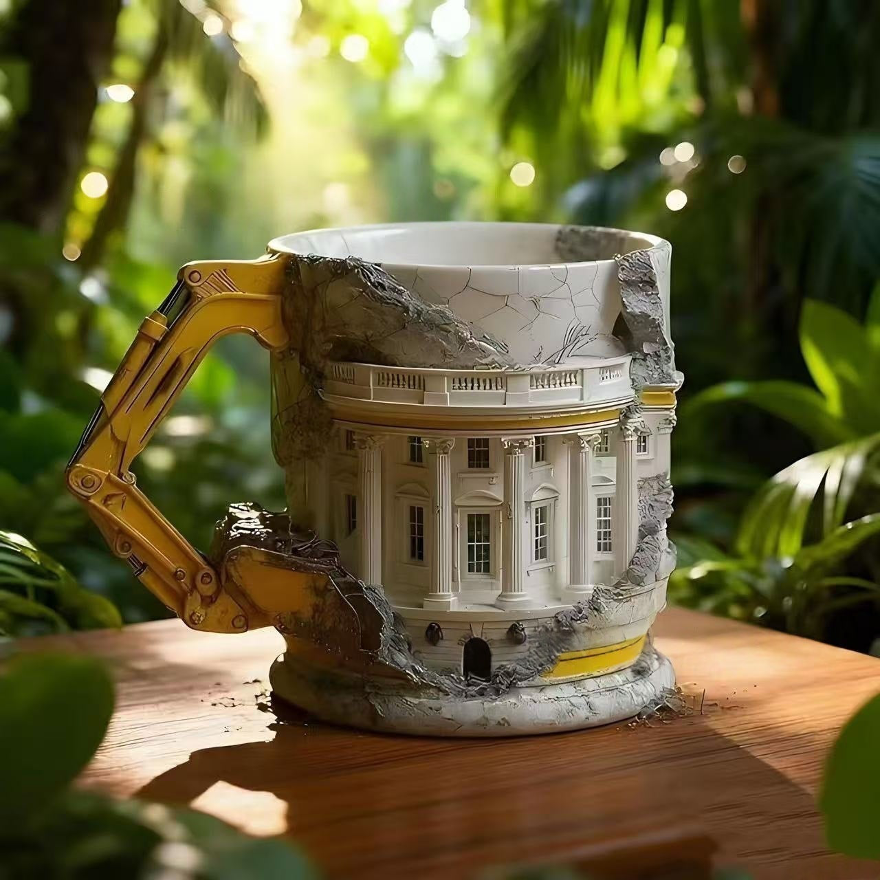 Construction-Themed Resin Desk Ornament - product view 4
