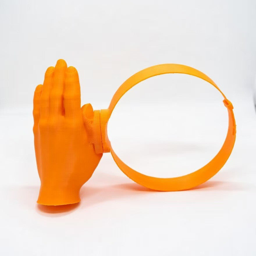 Novelty Hand-Shade Visor Headband – Orange