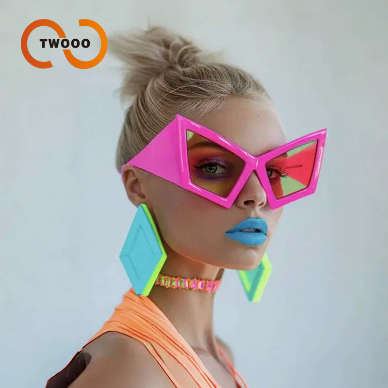 Futuristic Oversized Party Sunglasses - product view 1