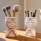 Heart Girl Desk Pen Holder – product view 4