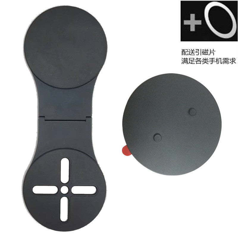Dual-Magnetic Foldable Phone Mount - Foldable Dual Magnet - Black
