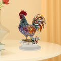 Colorful Rooster Acrylic Desk Decor – Colorful Rooster / Decor Piece