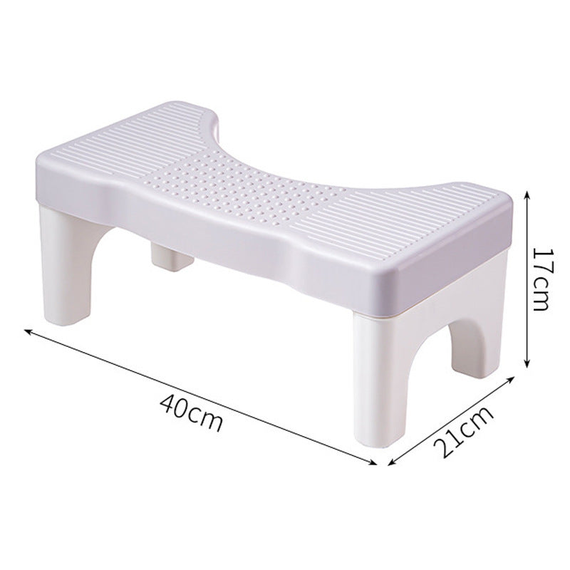 Bathroom Toilet Foot Stool – Gray