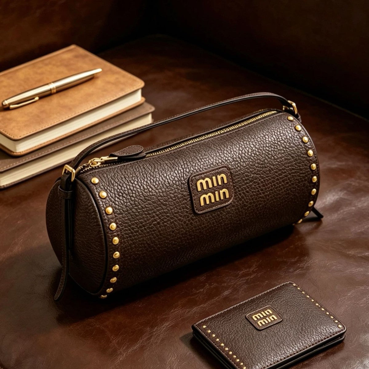 Vintage Barrel Shoulder Bag – product view 3