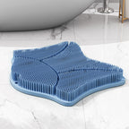 Starfish Bath Scrub Mat – Blue / 30 x 25 cm