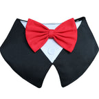 Formal Pet Bow Tie Bandana – Black / XS