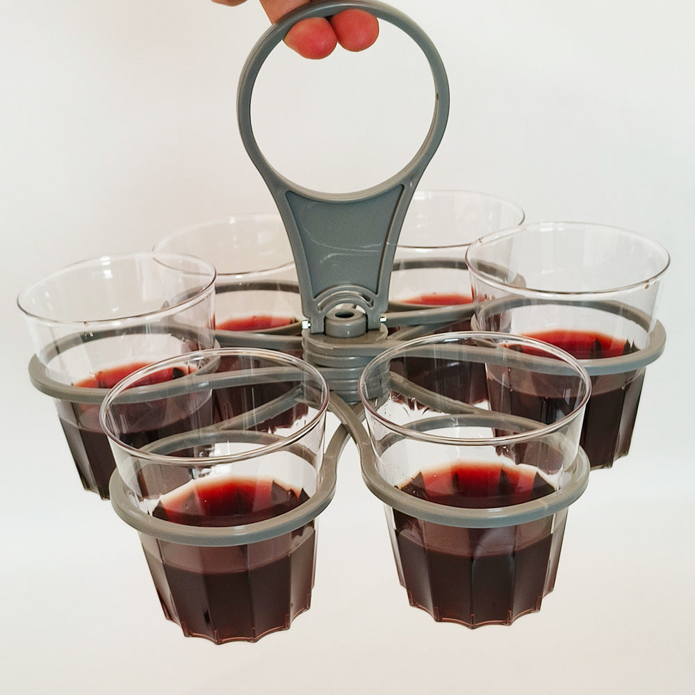 Folding Six-Cup Carrier – product view 1
