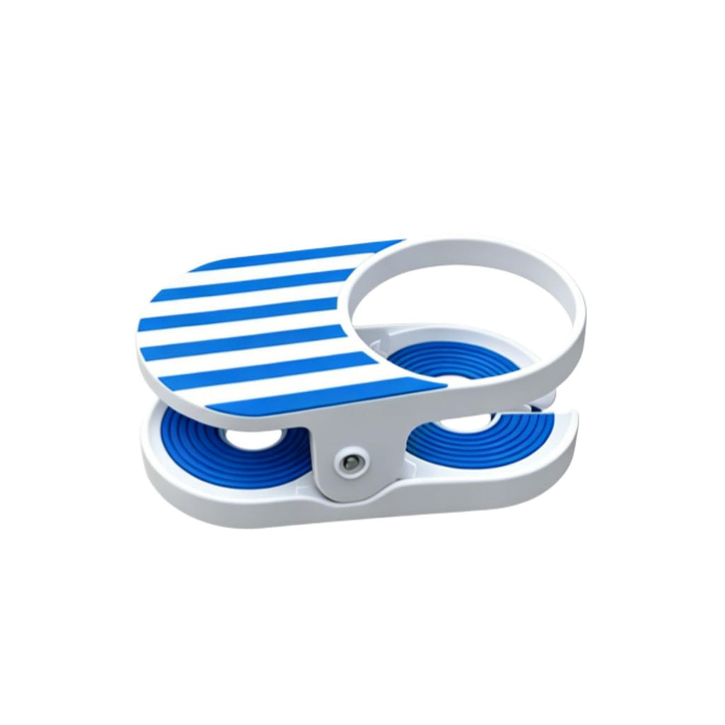 Foldable Floating Cup Holder Tray - Blue