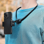 Wearable Neck Phone Holder for Hands-Free Recording - product view 1