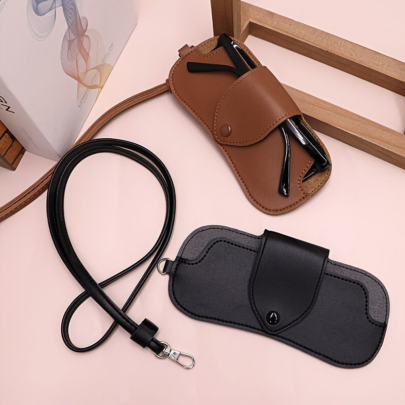Wearable Neck Pouch Eyeglasses Case - product view 6