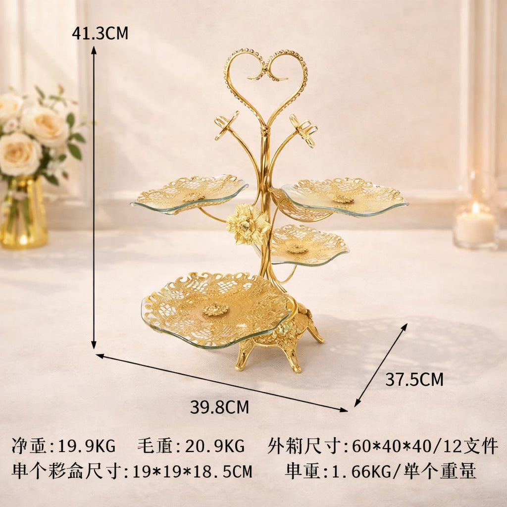 Multi-Tier Metal Fruit Stand – product view 4