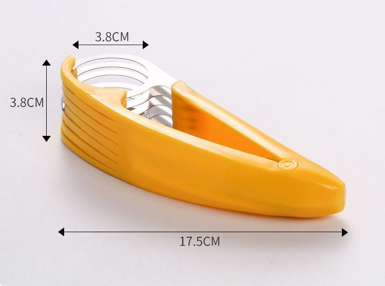 Manual Banana and Fruit Slicer – Yellow