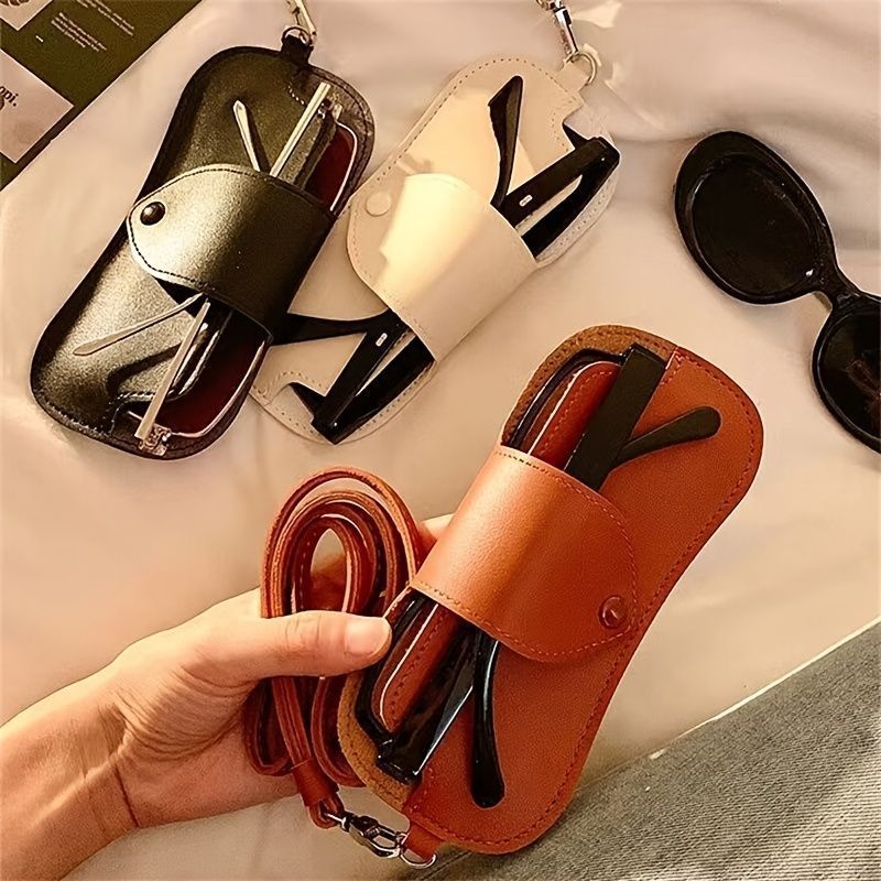 Wearable Neck Pouch Eyeglasses Case - product view 5