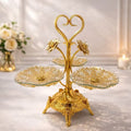 Multi-Tier Metal Fruit Stand – 3-Tier – 39.5 x 38 x 37.5 cm
