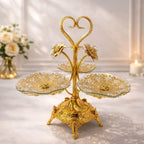 Multi-Tier Metal Fruit Stand – 3-Tier – 39.5 x 38 x 37.5 cm