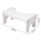 Bathroom Toilet Foot Stool – White