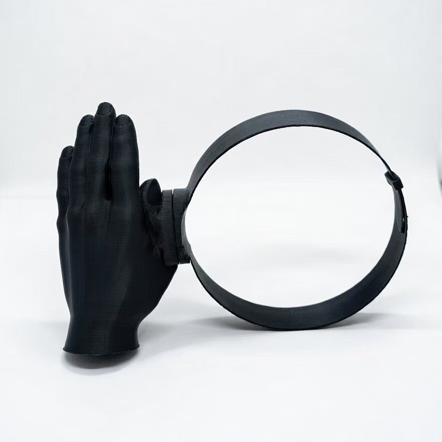 Novelty Hand-Shade Visor Headband – Black