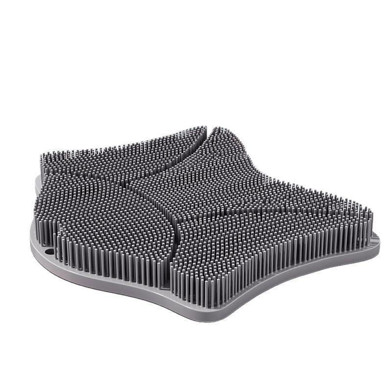 Starfish Bath Scrub Mat – Gray / 30 x 25 cm