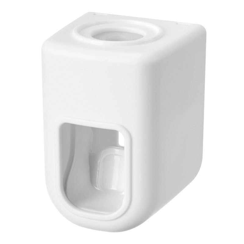Wall-Mounted Toothpaste Dispenser – White