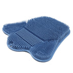Wall-Mounted Cat Grooming Brush – 32 x 32 cm / Blue